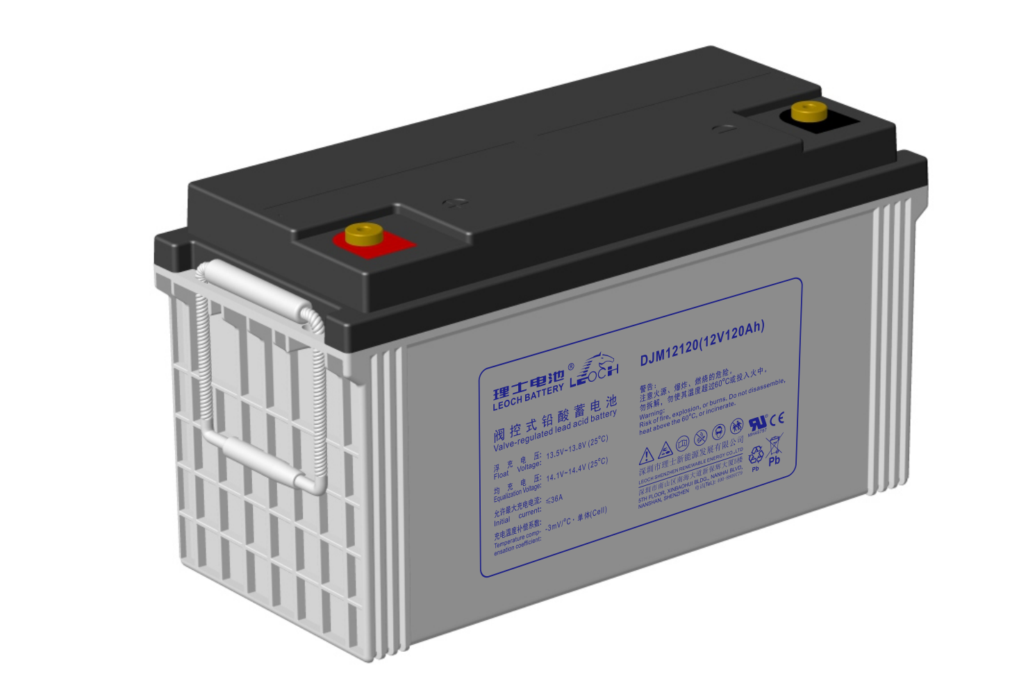 LEOCH DJM12120 12V 120Ah 阀控式AGM蓄电池