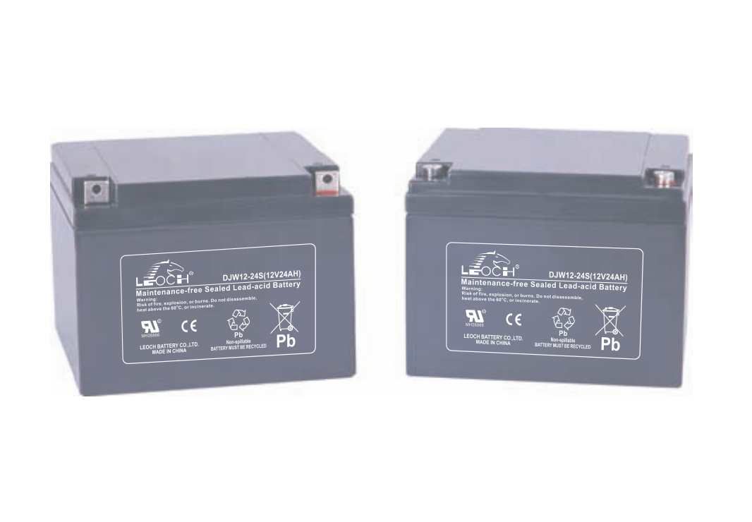 LEOCH DJW12-24S 12V 24Ah 阀控式AGM蓄电池