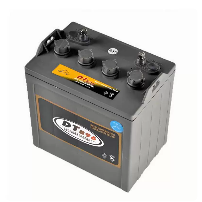 理士观光车电池 DT896 8V190AH 20HR高尔夫球车电瓶 电动环卫车EV蓄电池