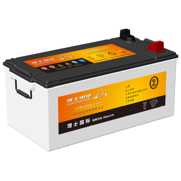 理士船舶起动用蓄电池 12V200AH 6-CQW-200BR扁头正向铅酸蓄电池
