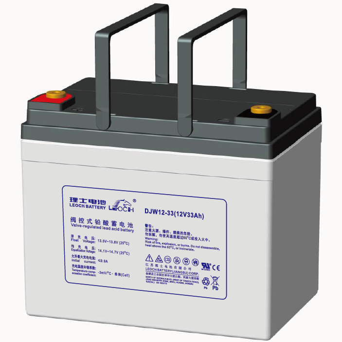 LEOCH DJW12-33 12V33AH 10HRAGM免维护铅酸蓄电池