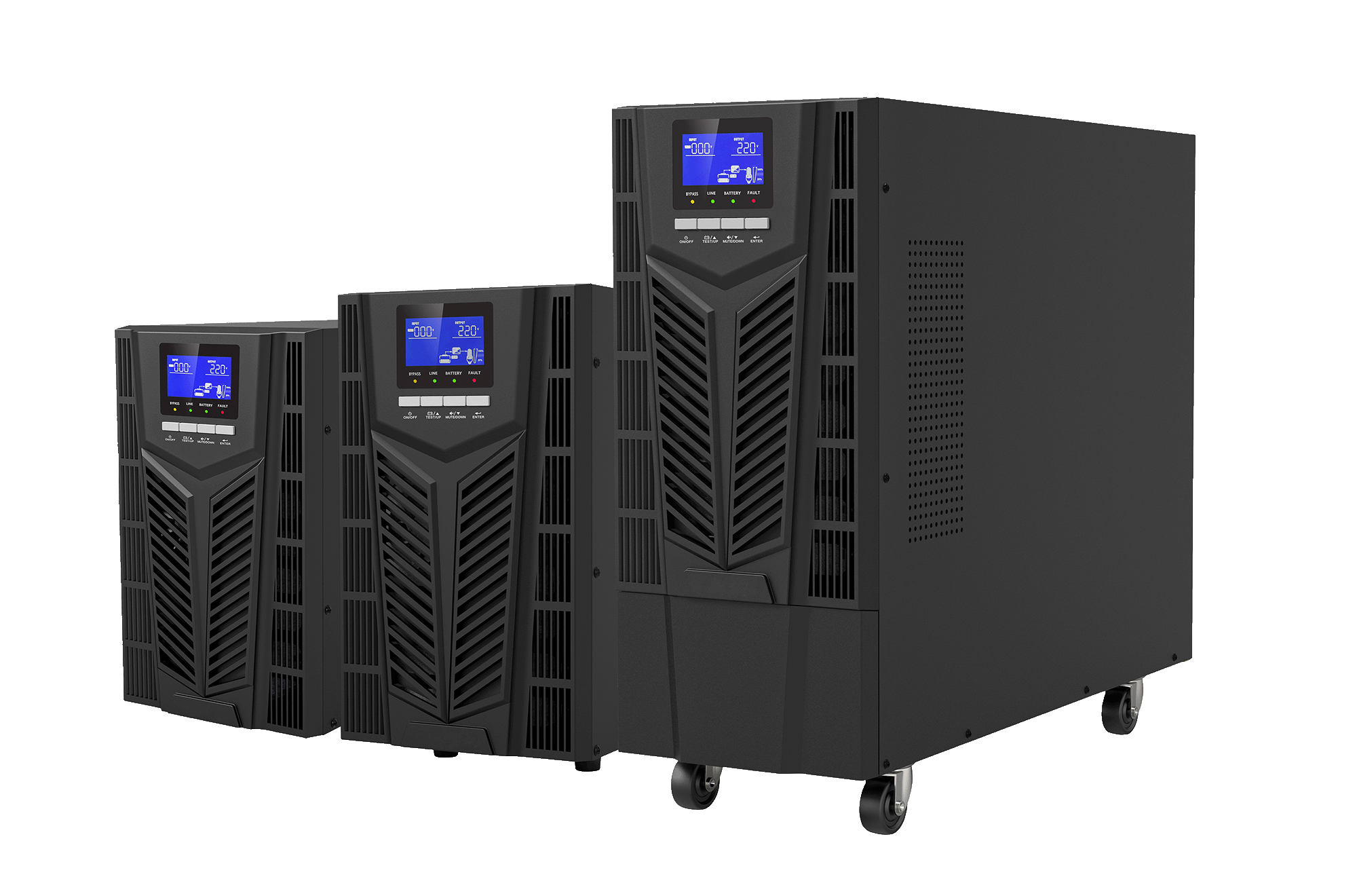 双转换在线式UPS 抗干扰滤波低噪音 3KVA 2700W医疗设备专用UPS电源 彩超CT超声影像设备专用不间断电源