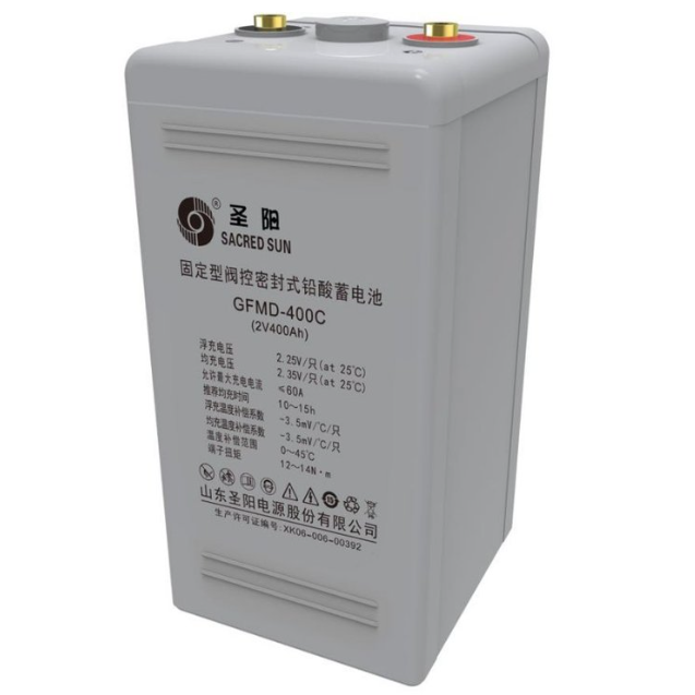 圣阳电池 GFMD-400C 2V400AH 发电厂直流电源、变电站变电所水电站直流电源系统铅酸蓄电池
